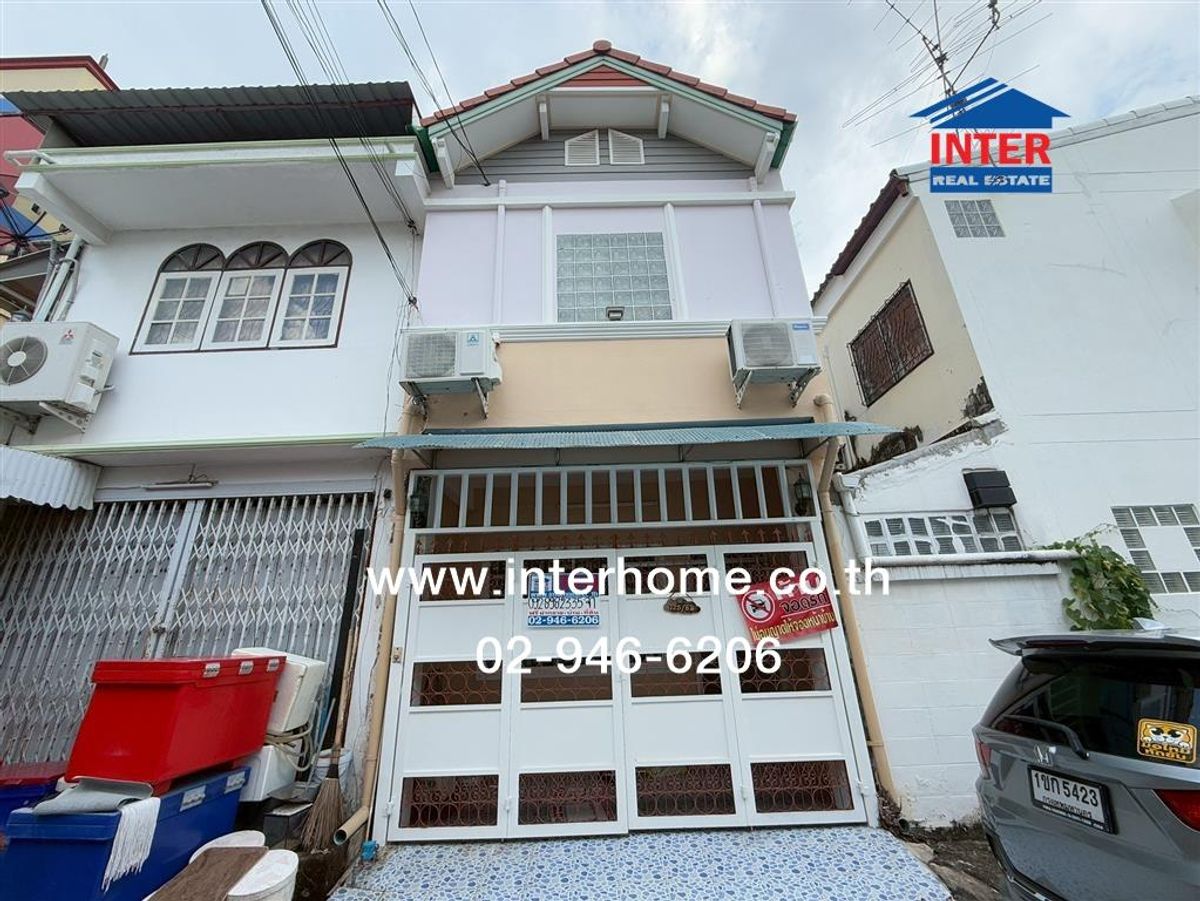 ขายทาวน์โฮมลาดพร้าว101 แฮปปี้แลนด์ : ทาวน์เฮ้าส์ 2 ชั้น 16 ตร.ว. ทาวน์เฮ้าส์ ซอยลาดพร้าว87 แยก3 ถนนลาดพร้าว ถนนซอยลาดพร้าว87 แยก3 เขตบางกะปิ กรุงเทพมหานคร