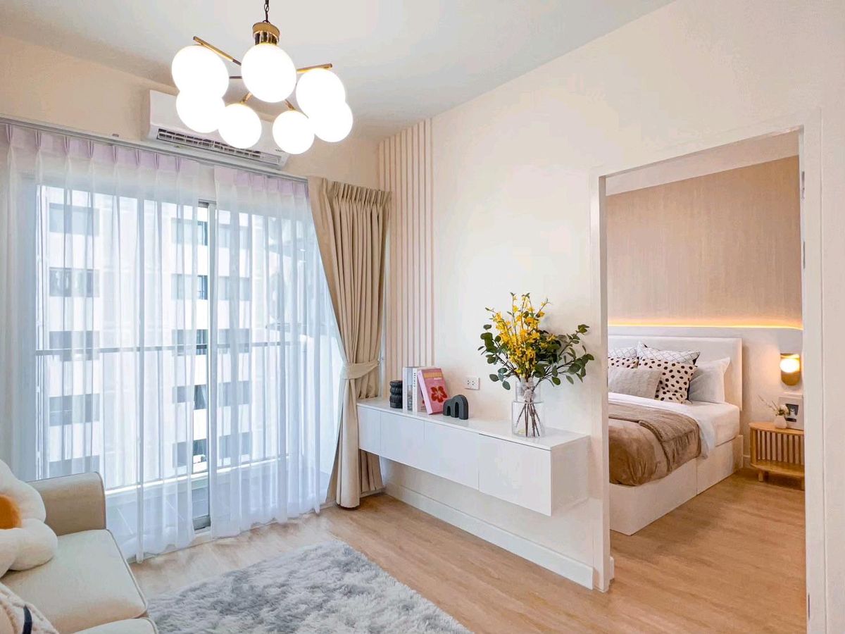 For SaleCondoRama9, Petchburi, RCA : Condo near the electric train can walk 2 large, 1, in the heart of Rama 9, near MRT, only 750 meters.