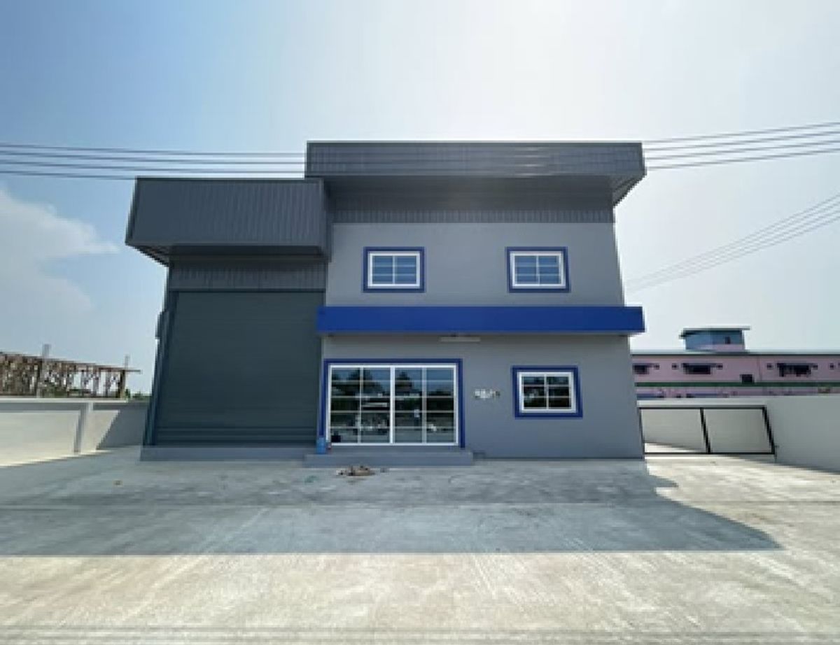 ให้เช่าโกดังสมุทรปราการ สำโรง : For Rent ให้เช่าโกดัง โรงงาน ย่านบางปลา บางพลี / ซอยบางปลา 2 / พื้นที่ใช้สอย 456 ตารางเมตร / พื้นอีพ็อกซี่ / รถเทรลเลอร์เข้าได้