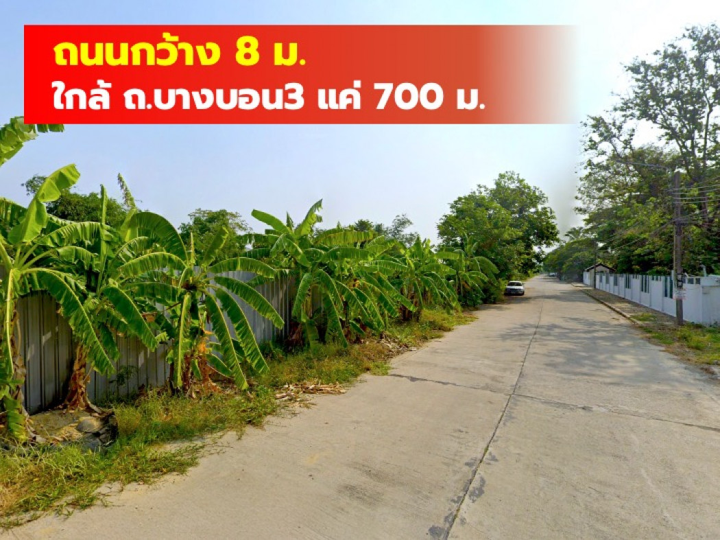 ขายที่ดินบางแค เพชรเกษม : ขาย ที่ดิน ซอยรวมญาติ 4 ไร่ ใกล้ ถ.บางบอน3 แค่ 700 ม. DD