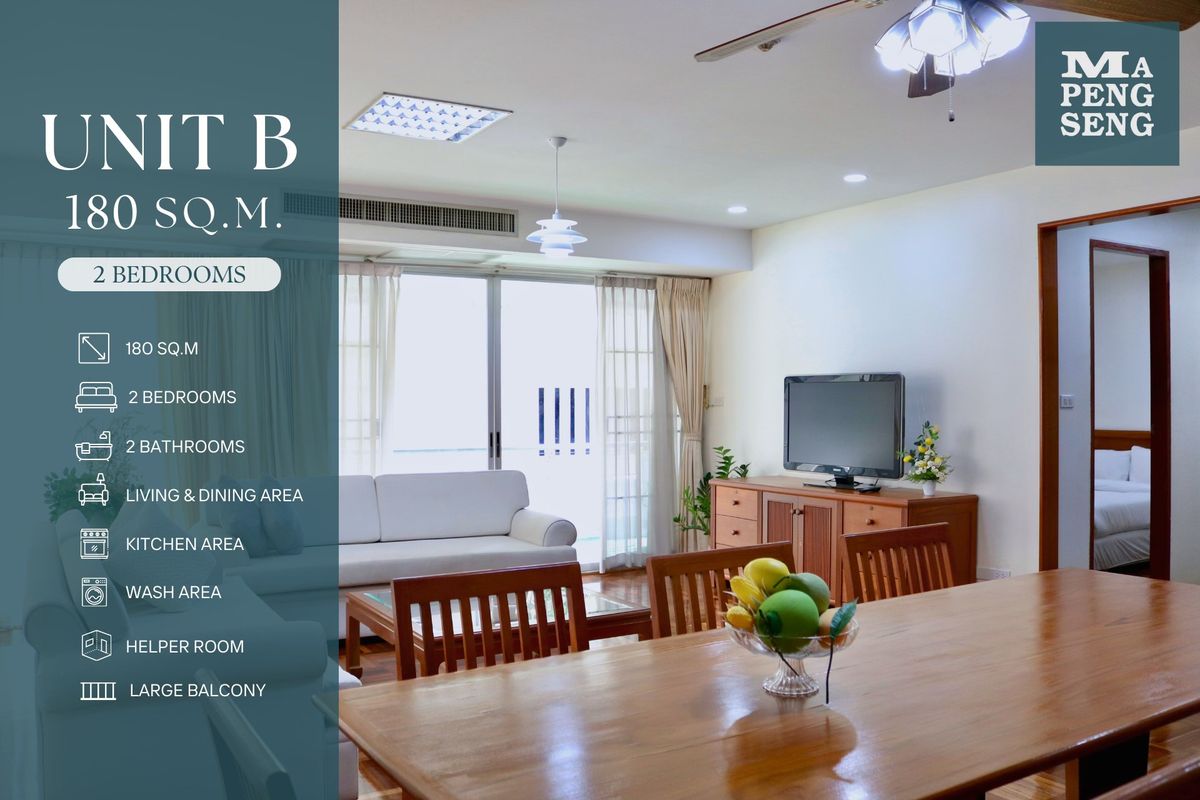 For RentSukhumvit, Asoke, Thonglor : Ma Peng Seng Apartment
