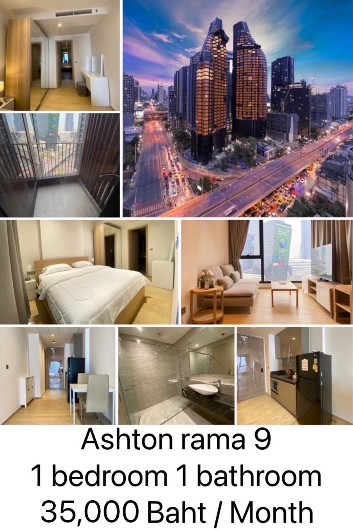 For RentCondoRama9, Petchburi, RCA : For Rent: Ashton Asoke-Rama 9 Luxury Condo, Livable Room next to MRT. Hurry. Call 095-3905490.