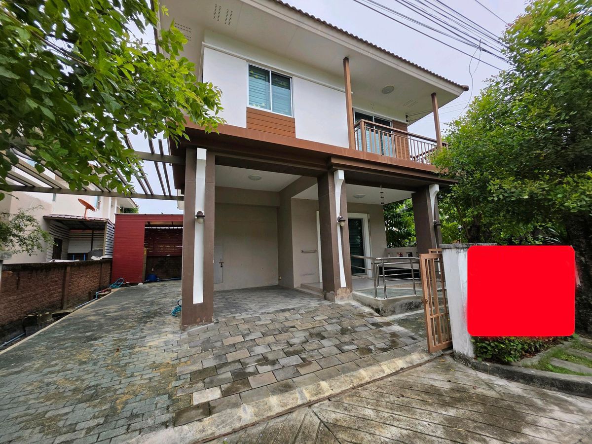 For RentSamut Prakan,Samrong : 2 storey house, beautifully decorated for rent in Bang Phli-Nam Daeng area, near Big C Place, Bang Phli, only 3.7 km.