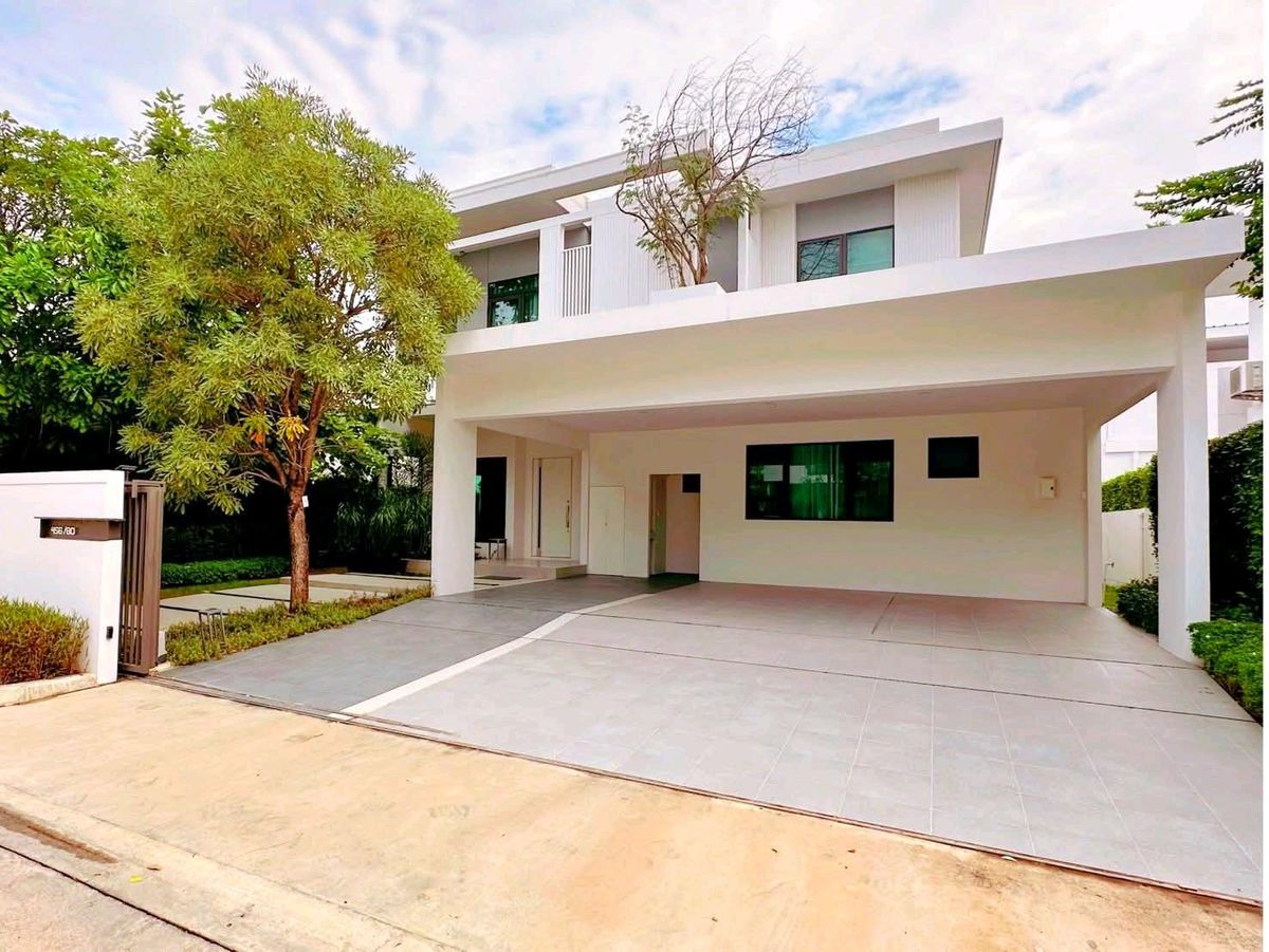 For RentHouseSamut Prakan,Samrong : Rent #Single house, Manthana Village, Bang Na Km. 15 📞 066-165-9828 #Near Mega Bangna #Bang Phli area