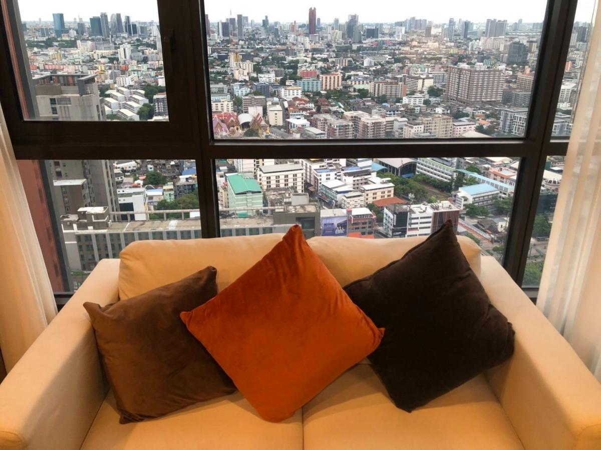 ให้เช่าคอนโดรัชดา ห้วยขวาง : 🔥ให้เช่าด่วน🔥เอ็กซ์ที ห้วยขวาง ห้องมุมชั้น 40 ส่วนตัวมาก พร้อมเข้าอยู่ ใกล้MRTห้วยขวาง 70เมตร