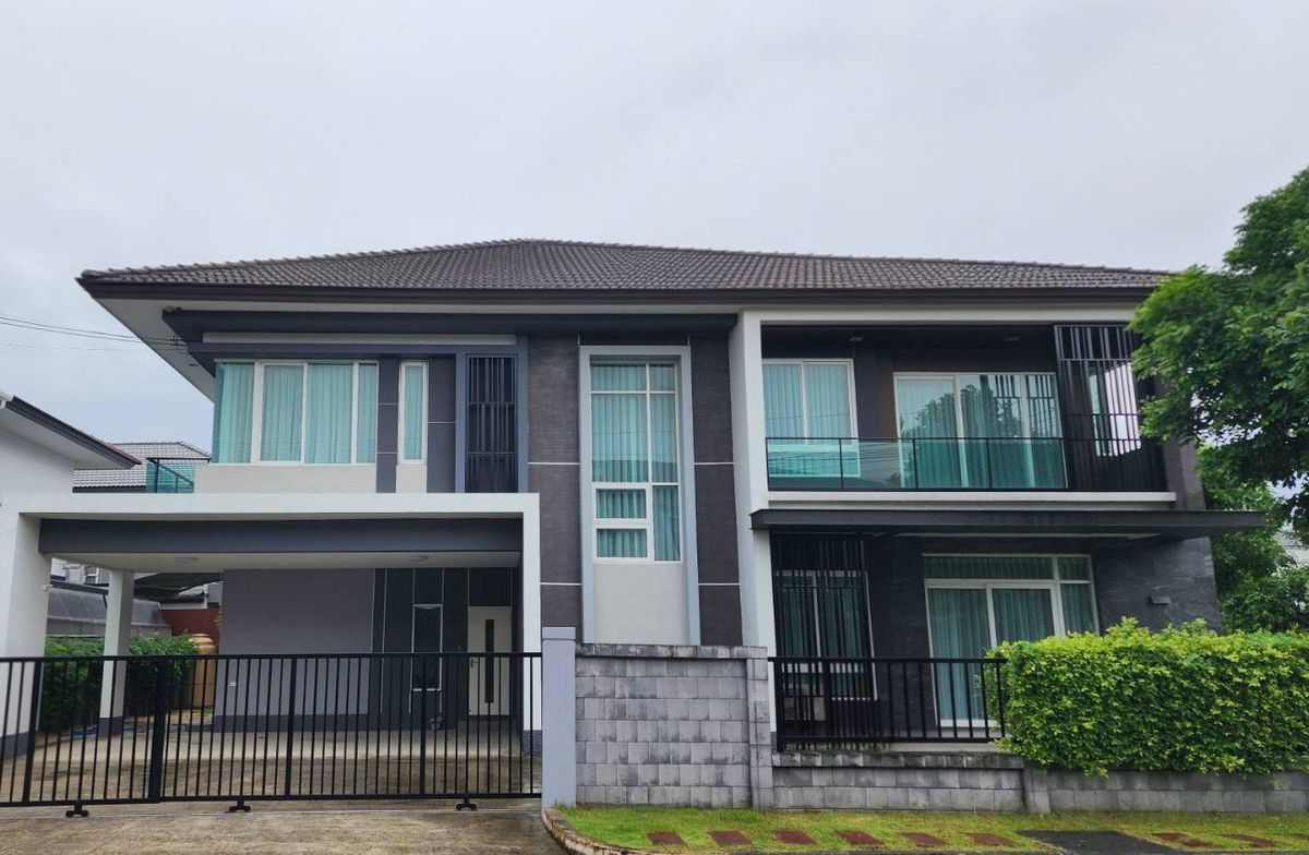 ให้เช่าบ้านนวมินทร์ รามอินทรา : New home for rent Vararom Premium Watcharapol Private garden ready to move in