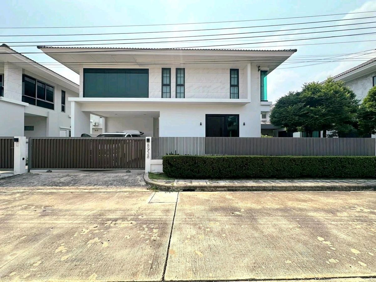 For RentHousePattanakan, Srinakarin : For rent #Single house, Perfect Place Village, Rama 9-Krungthep Kreetha 📞066-165-9828 #Near Brighton International School #The Krungthep Kreetha area