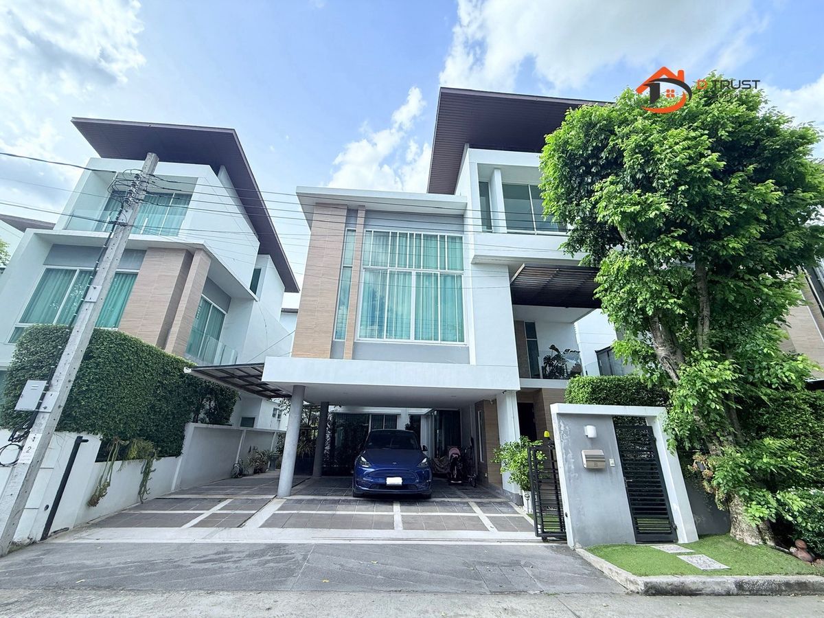 ขายบ้านพัฒนาการ ศรีนครินทร์ : ขายบ้านเดี่ยว 3 ชั้น เนอวานา บียอนด์ ไลท์ พระราม 9 Nirvana Beyond Lite Rama 9 กรุงเทพกรีฑา 32 สะพานสูง ใกล้รถไฟฟ้า Airport Link สถานีด่านทับช้าง เลียบมอเตอร์เวย์ ออกศรีนครินทร์ ร่มเกล้าตัดใหม่สะดวก
