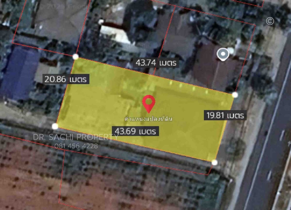 ขายบ้านเชียงราย : ขายที่ดินพร้อมบ้าน 236.7 ตรว. ติดถนนพหลโยธิน ใกล้ ม.แม่ฟ้าหลวง เชียงราย