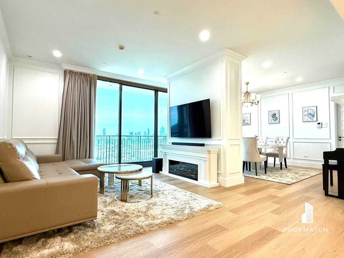 ให้เช่าคอนโดสุขุมวิท อโศก ทองหล่อ : ✨Flash Deal ✨Auguston Sukhumvit 22( 3Bed 4Bath 151SQM.) แต่งครบพร้อมอยู่ !! เพียง 140,000บาทต่อเดือน Tel.0981315848 @propmatch