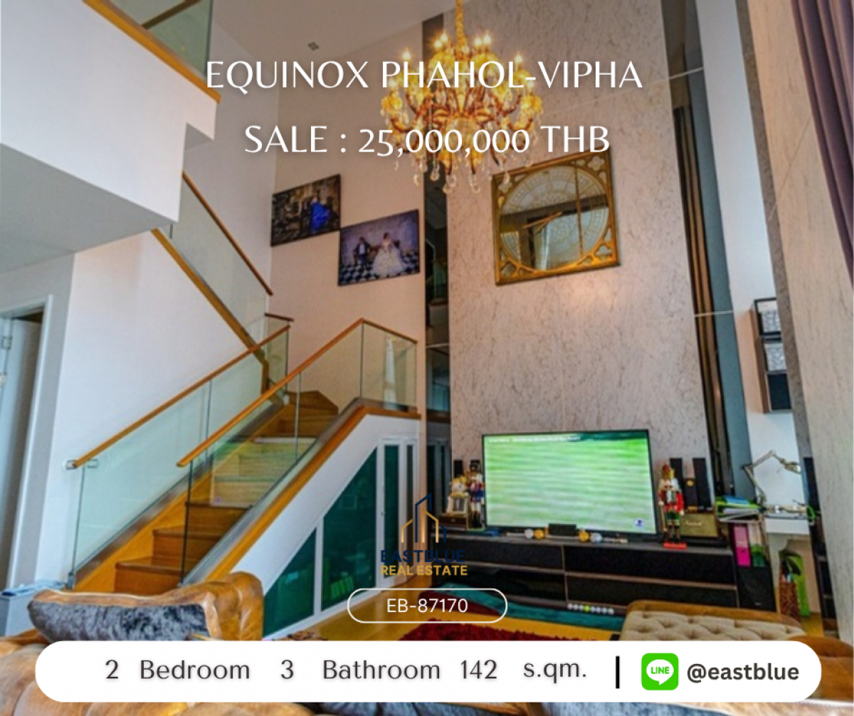 ขายคอนโดลาดพร้าว เซ็นทรัลลาดพร้าว : ราคาจริงรวมค่าใช้จ่ายแล้วหรูหราตรงใจ ใจกลางพหลฯ วิวเมืองกว้าง 142 ตร.ม. 
2 ห้องนอน 3 ห้องน้ำ พร้อมอยู่ ใกล้ BTS หมอชิต!