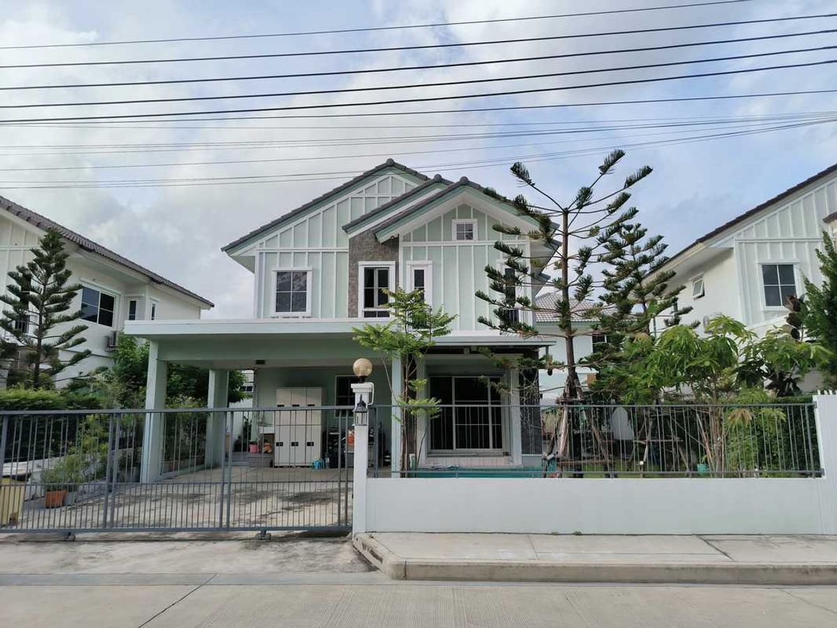 ขายบ้านบางนา แบริ่ง ลาซาล : ขายบ้านเดี่ยว หมู่บ้านวิลลาจจิโอ 2 ศรีนครินทร์ บางนา 62.07 ตร.ม. ใกล้ MRT ศรีแบริ่ง