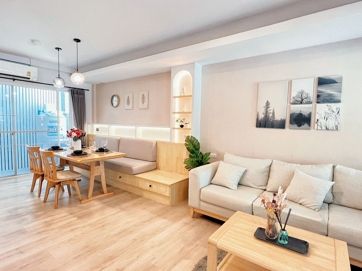 For RentTownhomeBangna, Bearing, Lasalle : Rent a townhouse Indie Village, Bang Na -Ramkhamhaeng 2, near Mega Bangna