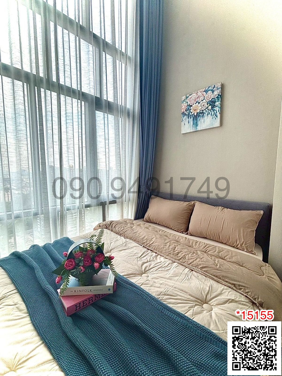 For RentCondoBang Sue, Wong Sawang, Tao Pun : Rental of the Metro Sky Prachachuen, 20th floor, 2 -story A Type Building, 2 bedrooms near MRT Bang Son Station