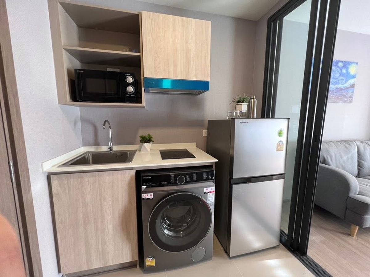 For RentCondoBangna, Bearing, Lasalle : For rent 📍 THE MUVE Bangna 📍 Fully furnished and equipped, near Burapha Withi Expressway