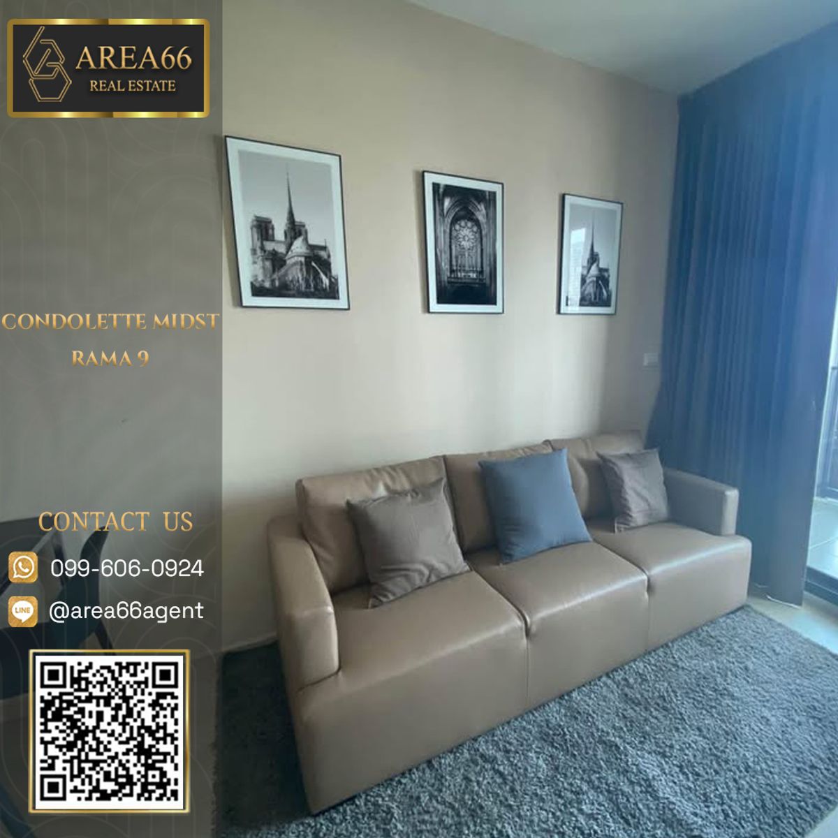 For SaleCondoRama9, Petchburi, RCA : 🔥 For sale !! Condolette Midst Rama 9 Condo