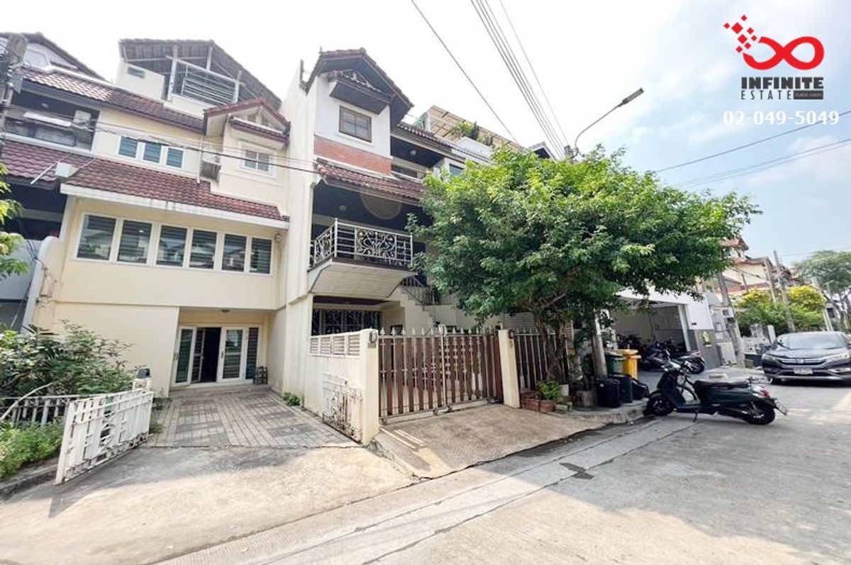 For SaleTownhomeKaset Nawamin,Ladplakao : Sell Townhome 3.5, Floor 28, Water Police, Park Villa Prasert Manukit 29, 4 citrus, near the Pink Line