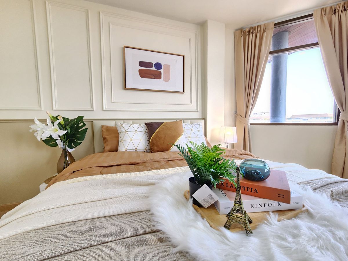 For SaleCondoRamkhamhaeng, Hua Mak : Sriwara Garden Condo for sale, beautiful room, complete, ready!