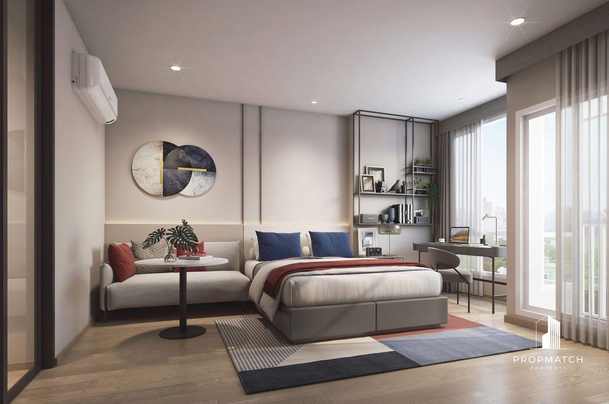 ขายคอนโดสีลม ศาลาแดง บางรัก : Smart Living in Chula Zone | Studio with View | Culture Chula | 4.42MB Tel.0984628898