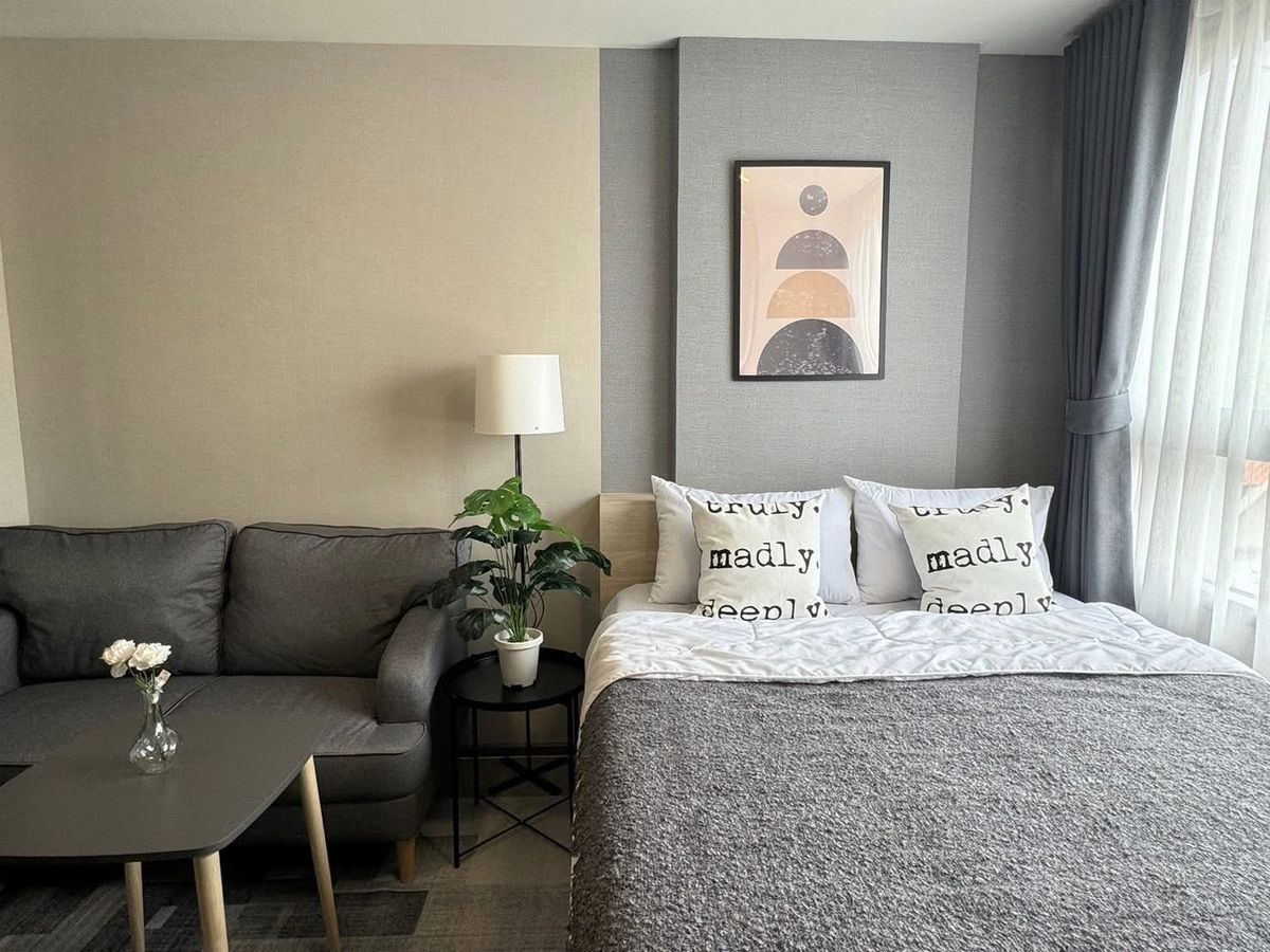 For RentCondoBangna, Bearing, Lasalle : For rent ✨ THE MUVE Bangna ✨ Fully furnished and equipped, near BTS Sri Eiam