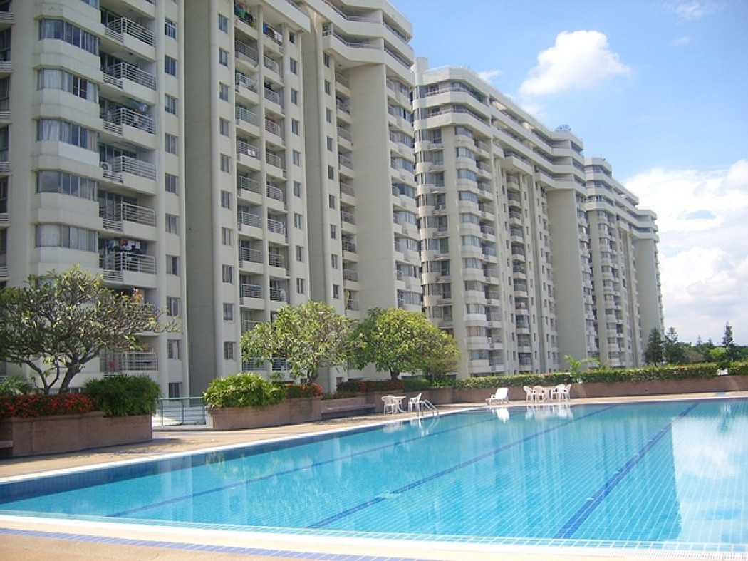 For SaleCondoSamut Prakan,Samrong : Condo for sale, Nouvelle Bangna, 98.21 sq.m. next to Verso International School, near Central Village