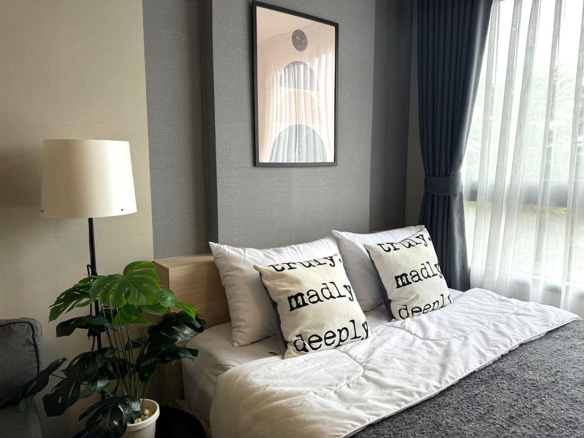 For RentCondoBangna, Bearing, Lasalle : For rent ✨ THE MUVE Bangna ✨ Fully furnished and equipped, near BTS Sri Eiam