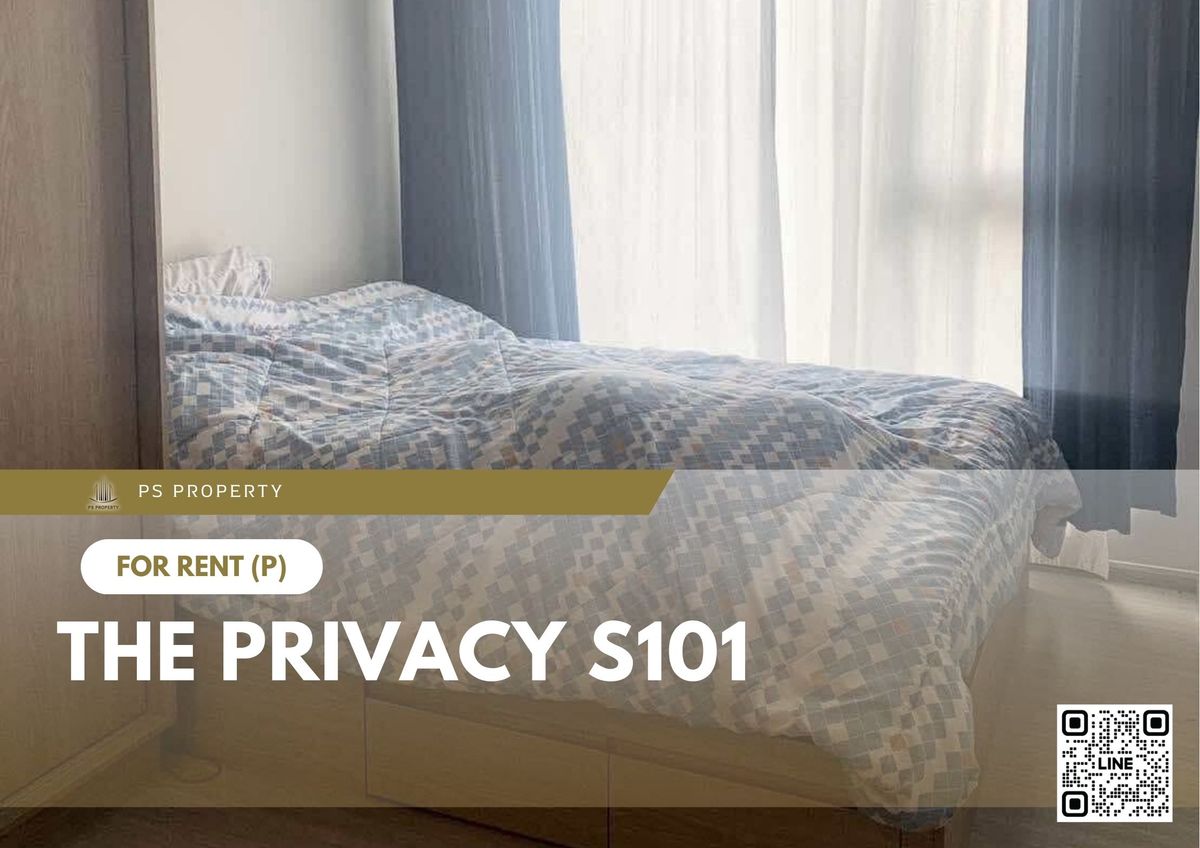 For RentCondoOnnut, Udomsuk : For rent ✨ THE PRIVACY S101 ✨ near BTS Udomsuk, fully furnished and equipped with appliances