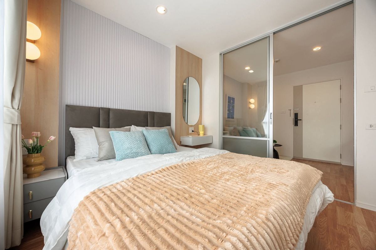 For SaleCondoSamut Prakan,Samrong : Very beautiful 🏢 Project Details Lumpini Mixx ❤️ V 1.49 beautiful rooms in the project 🏢 26 sq.m. ⭐️. Lumpini Mixx Project Thepharak-Srinakarin (LOW-RISE 8 floors
