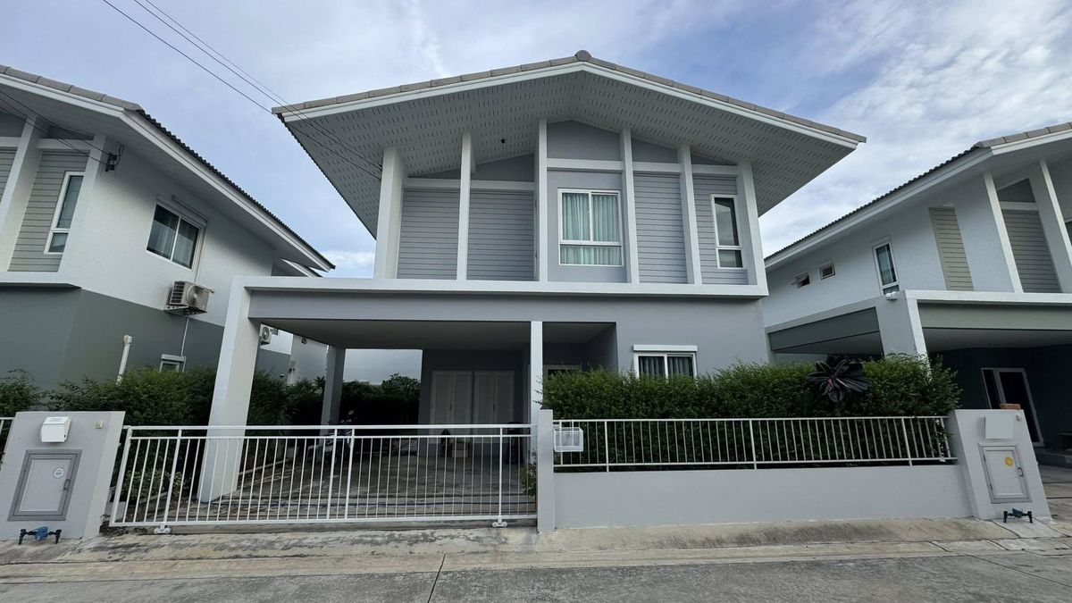ให้เช่าบ้านมหาชัย สมุทรสาคร : ให้เช่า บ้านเดี่ยว 2 ชั้น   Kanasiri Rama 2-Wongwaen