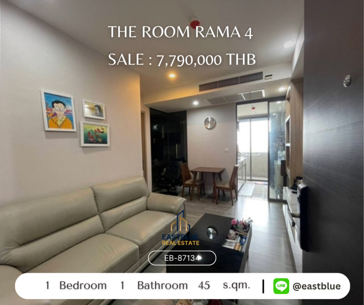 ขายคอนโดสยาม จุฬา สามย่าน : ราคาจริงรวมค่าใช้จ่ายแล้วเช่า-ขาย The Room Rama 4 1 ห้องนอน ใกล้ BTS หัวลำโพง 
คอนโดหรู 45 ตร.ม. พร้อมสระว่ายน้ำ ราคาดีสุด!