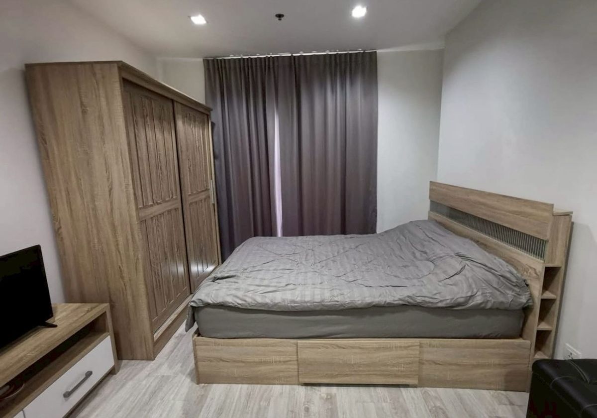 For RentCondoRama9, Petchburi, RCA : IDEO Mobi Rama 9 Fair 23 sqm. Beautiful room 13,500 baht