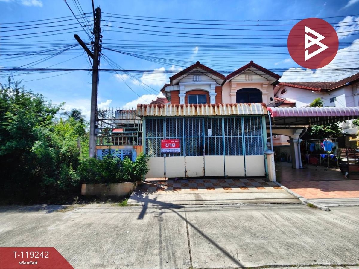 For SaleHouseNakhon Pathom : Twin house for sale, Prapasorn Villa Village, Sam Phran, Nakhon Pathom