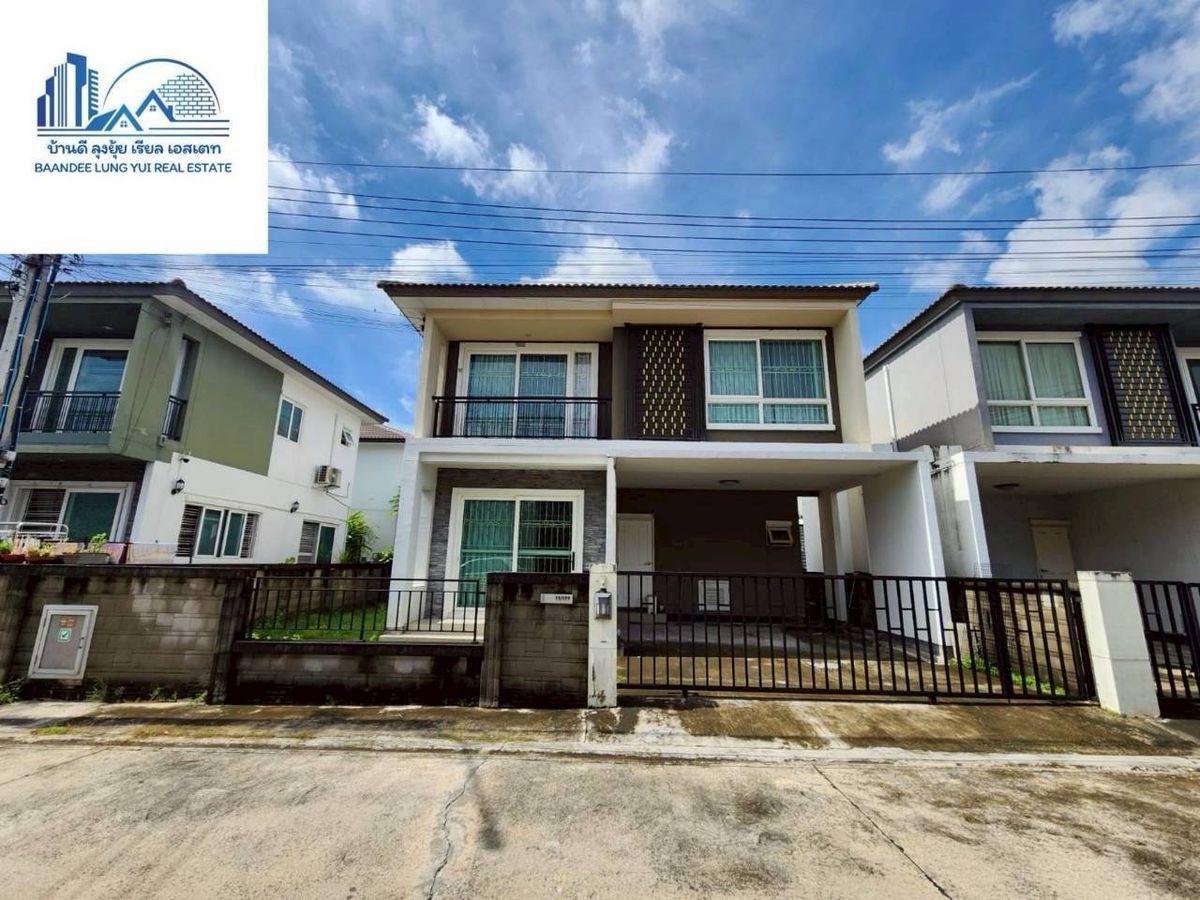 For RentHouseSamut Prakan,Samrong : Single house for rent Golden Neo Bangna-Kingkaew ✈️🎊💸