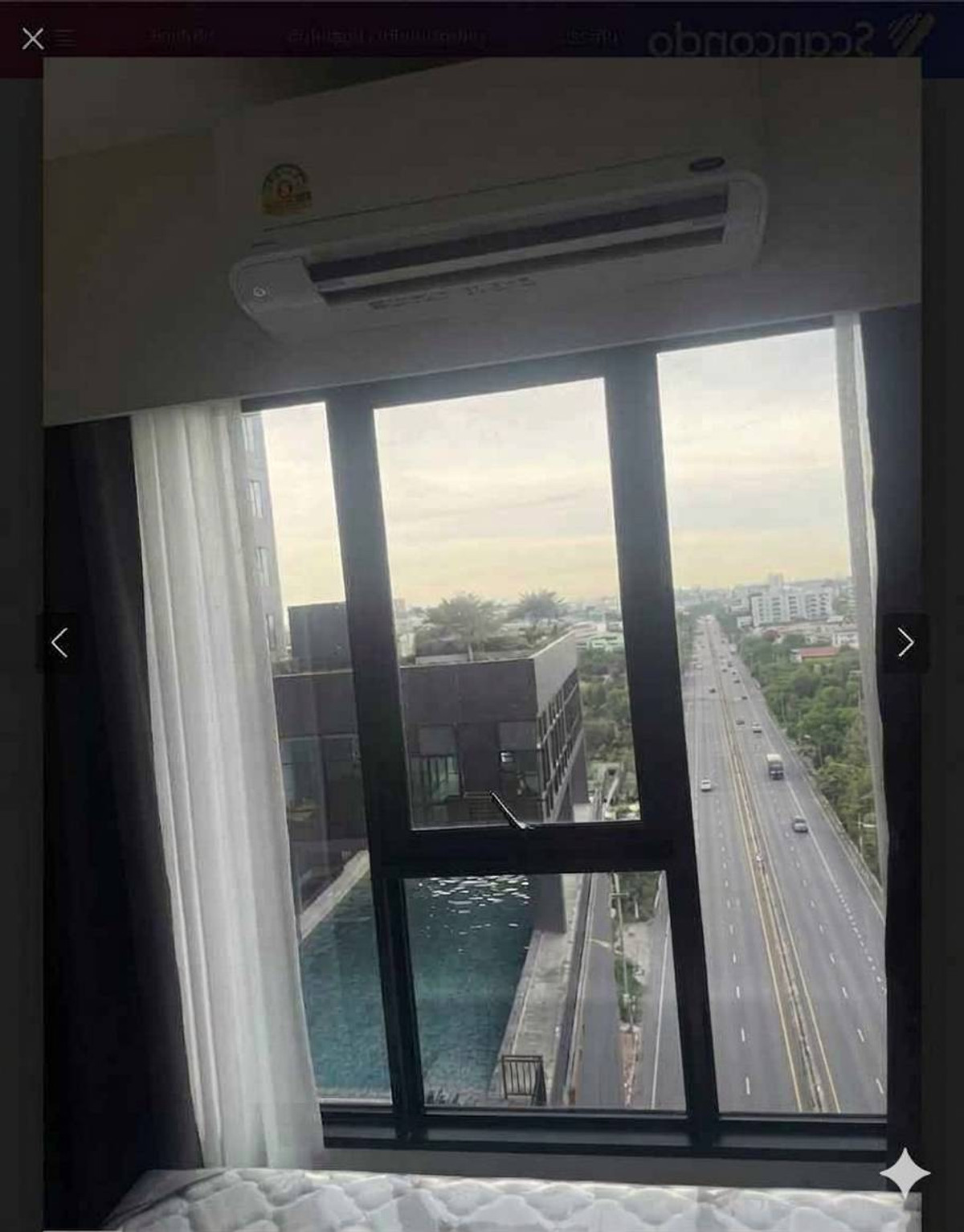 Sale DownCondoPathum Thani,Rangsit, Thammasat : Selling down Terra, Phase 2 south, pool view+central garden