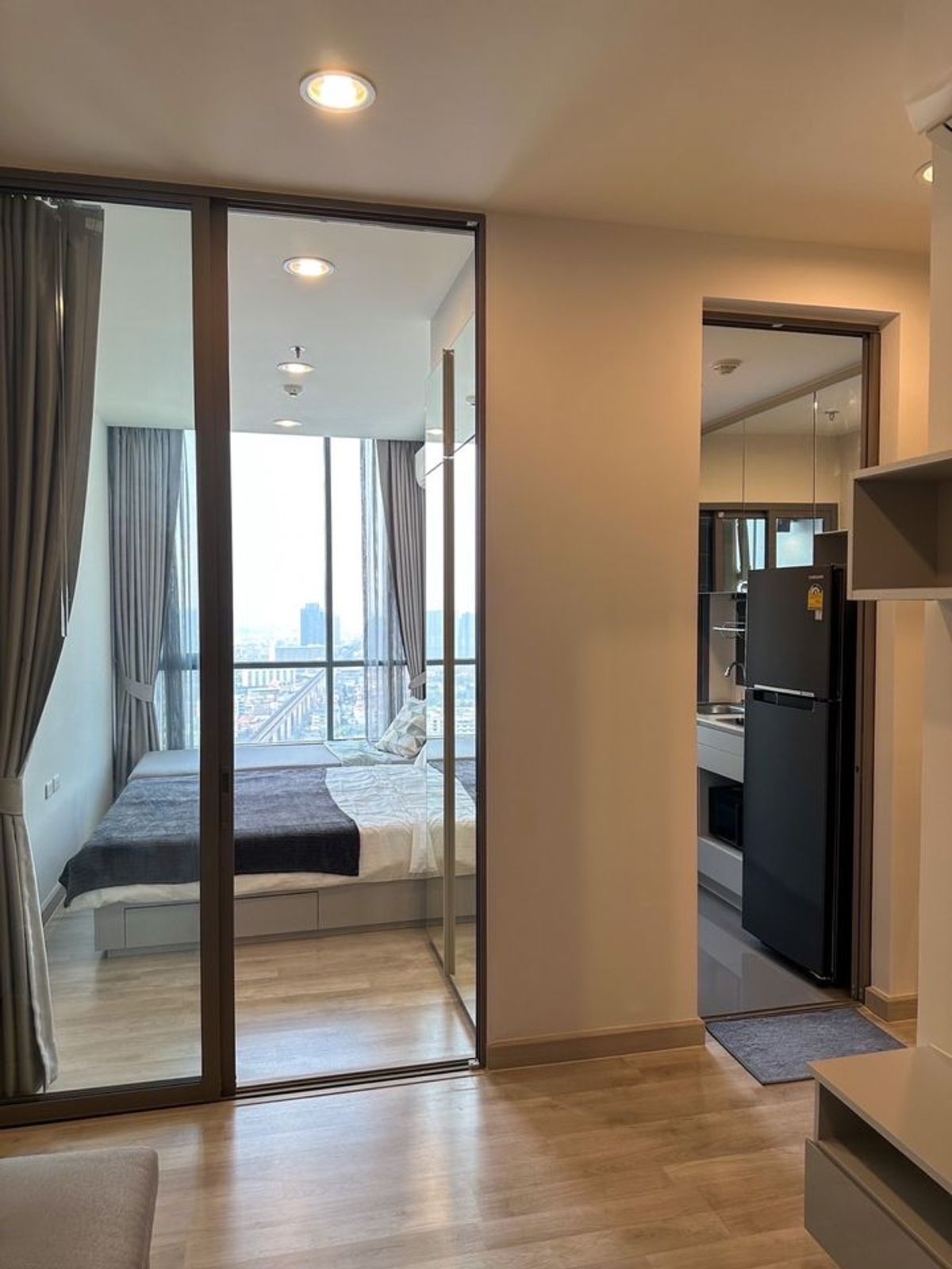 For RentCondoBang Sue, Wong Sawang, Tao Pun : Rent RR713 Niche Pride Taopoon-Interchange, beautiful room, complete furniture near the MRT, Tao Poon, ready to be on 01/09/2025.