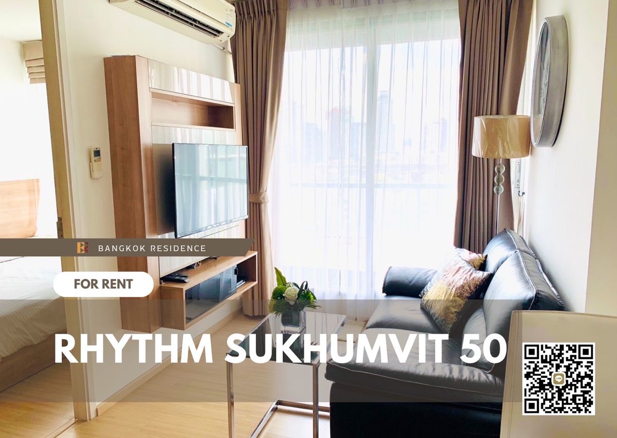 ให้เช่าคอนโดอ่อนนุช อุดมสุข : ให้เช่า✨Rhythm Sukhumvit 50✨ ห้องสวย เฟอร์ครบพร้อมเครื่องใช้ไฟฟ้า ห้องโปร่ง วิวไม่บล็อค ใกล้ BTS 🚆🍃 By FAII