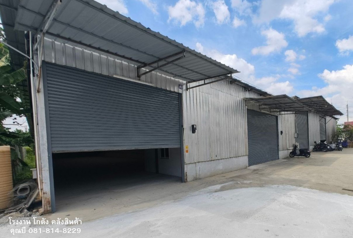 For RentWarehouseMahachai Samut Sakhon : Rent a factory, warehouse, starting at 100 sq.m. up to 1500 sq.m., Khae Krai, Dadi, Khlong Maduea, Bang Nam fresh, Samut Sakhon Province