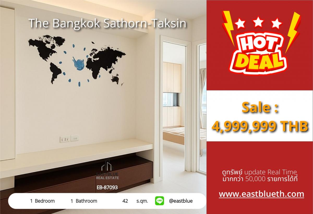 ขายคอนโดวงเวียนใหญ่ เจริญนคร : คอนโดใจกลางสาทร-ตากสิน 1 ห้องนอน เพียง 4.99 ล้าน! เชื่อมต่อ BTS กรุงธนบุรี พร้อมสิ่งอำนวยความสะดวกครบครัน!