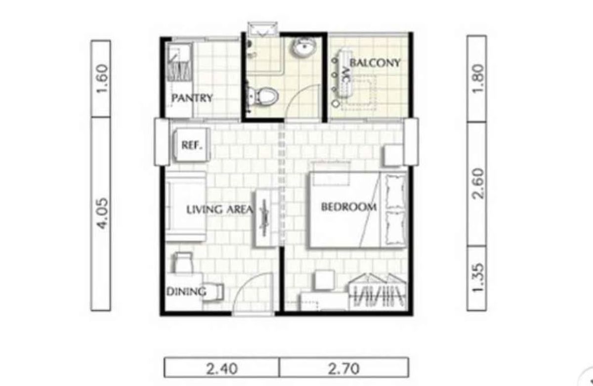 ขายคอนโดบางนา แบริ่ง ลาซาล : (19353) City Home Srinakarin