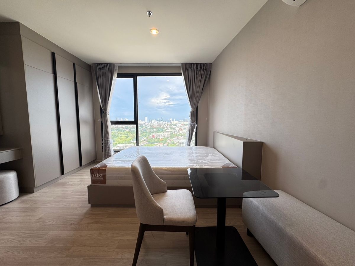 ให้เช่าคอนโดบางนา แบริ่ง ลาซาล : 🏢 ให้เช่า – Ideo Mobi Sukhumvit Eastpoint 📏 Studio 30 ตร.ม. | ชั้น 12 ✨ ห้องใหม่เอี่ยม Brand New 🚆 เพียง 200 ม. จาก BTS บางนา 