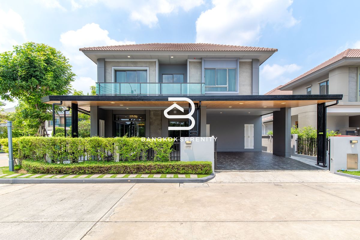 ให้เช่าบ้านมีนบุรี-ร่มเกล้า : Single house for rent at Venue Rama 9 Krungthep Kreetha 