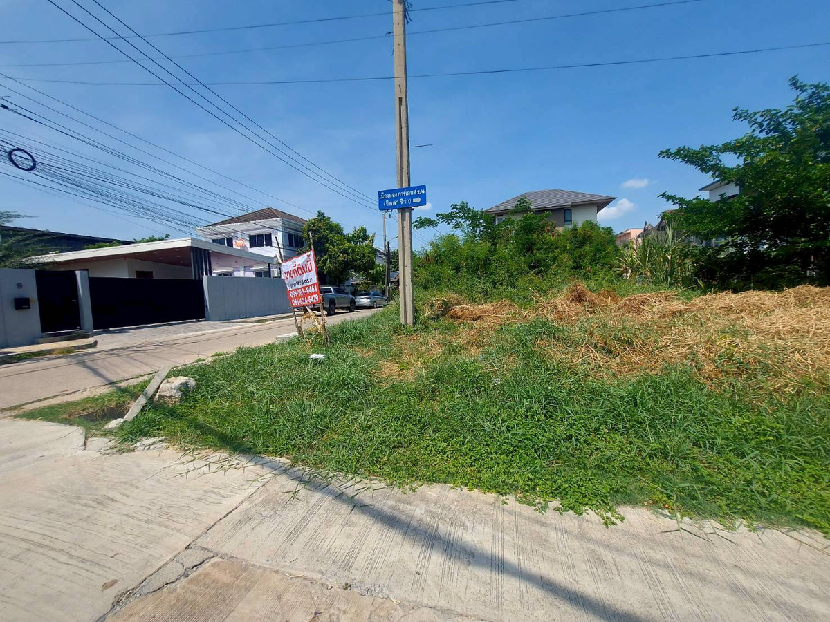 ขายที่ดินพัฒนาการ ศรีนครินทร์ : ขายถูกที่ดิน ซ.พัฒนาการ 69 แยก 2 แปลงมุมติดถนน 3 ด้าน *ราคาต่อรองได้ (N.601)