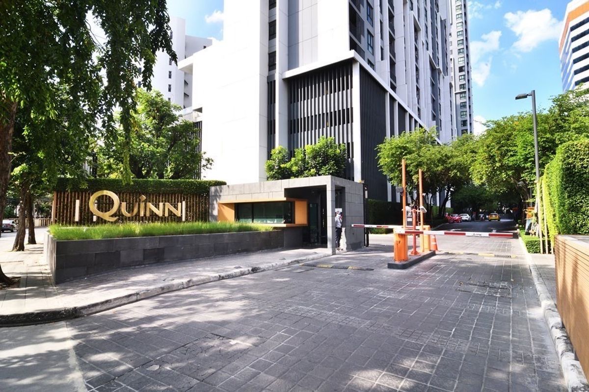 ให้เช่าคอนโดรัชดา ห้วยขวาง : ✨Quinn Condo รัชดา ห้องใหญ่ ราคาดีมาก