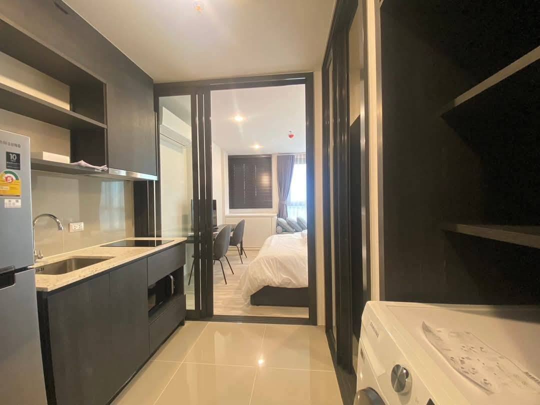 For RentCondoRatchadapisek, Huaikwang, Suttisan : 🔥Urgent for rent🔥XT Huai Khwang, corner room, unblocked view, fully furnished, ready to move in, near MRT Huai Khwang