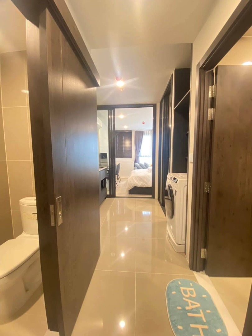 For RentCondoRatchadapisek, Huaikwang, Suttisan : 🔥Urgent for rent🔥XT Huai Khwang, corner room, unblocked view, fully furnished, ready to move in, near MRT Huai Khwang