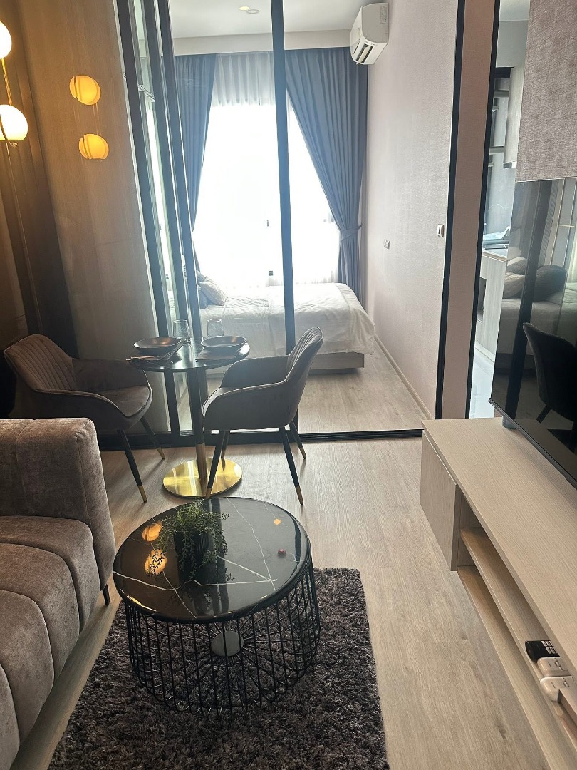 For RentCondoOnnut, Udomsuk : 🔥Urgent for rent🔥 Knightsbridge Prime On Nut, river bend view, fully furnished, ready to move in, near BTS On Nut