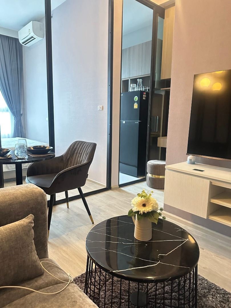 For RentCondoOnnut, Udomsuk : 🔥Urgent for rent🔥 Knightsbridge Prime On Nut, river bend view, fully furnished, ready to move in, near BTS On Nut