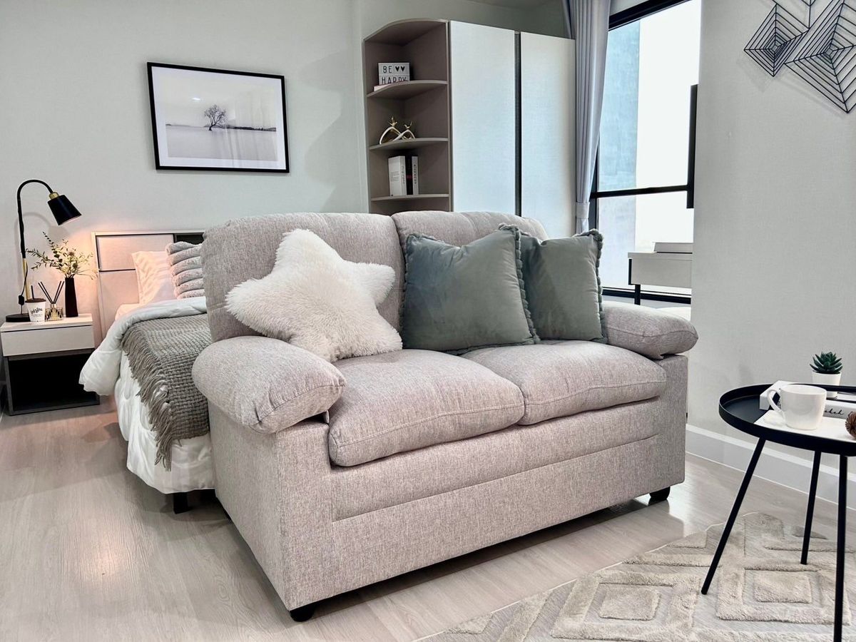 ขายคอนโดพระราม 9 เพชรบุรีตัดใหม่ RCA : ห้องแต่งสวยครบตรงปก ชั้นสูงราคาดี!!⭐The Base พระราม9-รามคำแหง