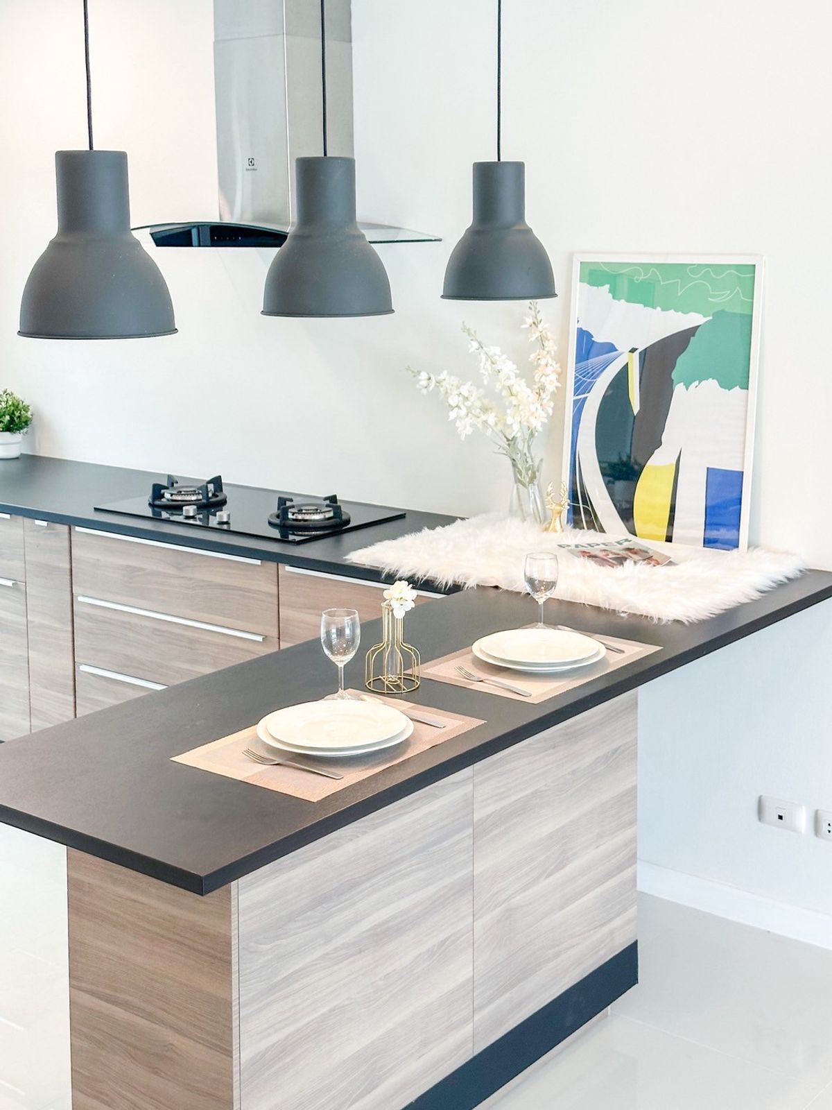 For SaleTownhomePattanakan, Srinakarin : 🏡✨ Patio Phatthanakan 38 Renovate! Beautiful built -in kitchen! There are all air conditioners! ✨🏡