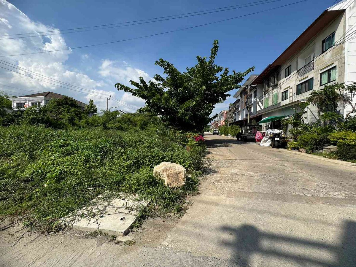 ขายที่ดินพัฒนาการ ศรีนครินทร์ : ขายถูกที่ดิน ซ.พัฒนาการ 69 แยก 2 แปลงมุมติดถนน 3 ด้าน *ราคาต่อรองได้ (N.601)